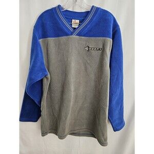 Vintage Disney Men's Goofy Fleece Pullover Sweatshirt Blue & Gray Size Small